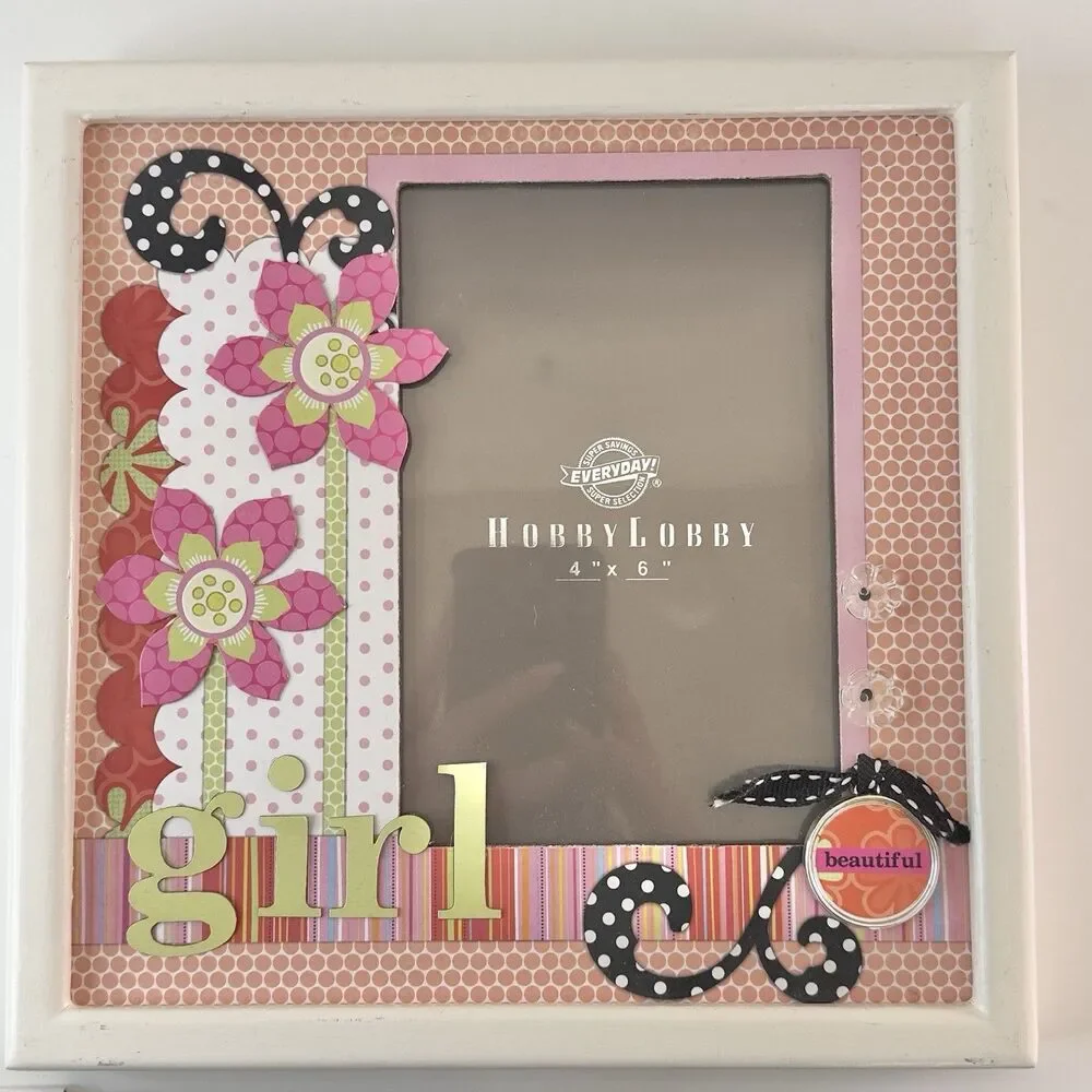Hobby Lobby Decorative Photo Frame Lot Girl Family Love 3 Frames Bundle NEW